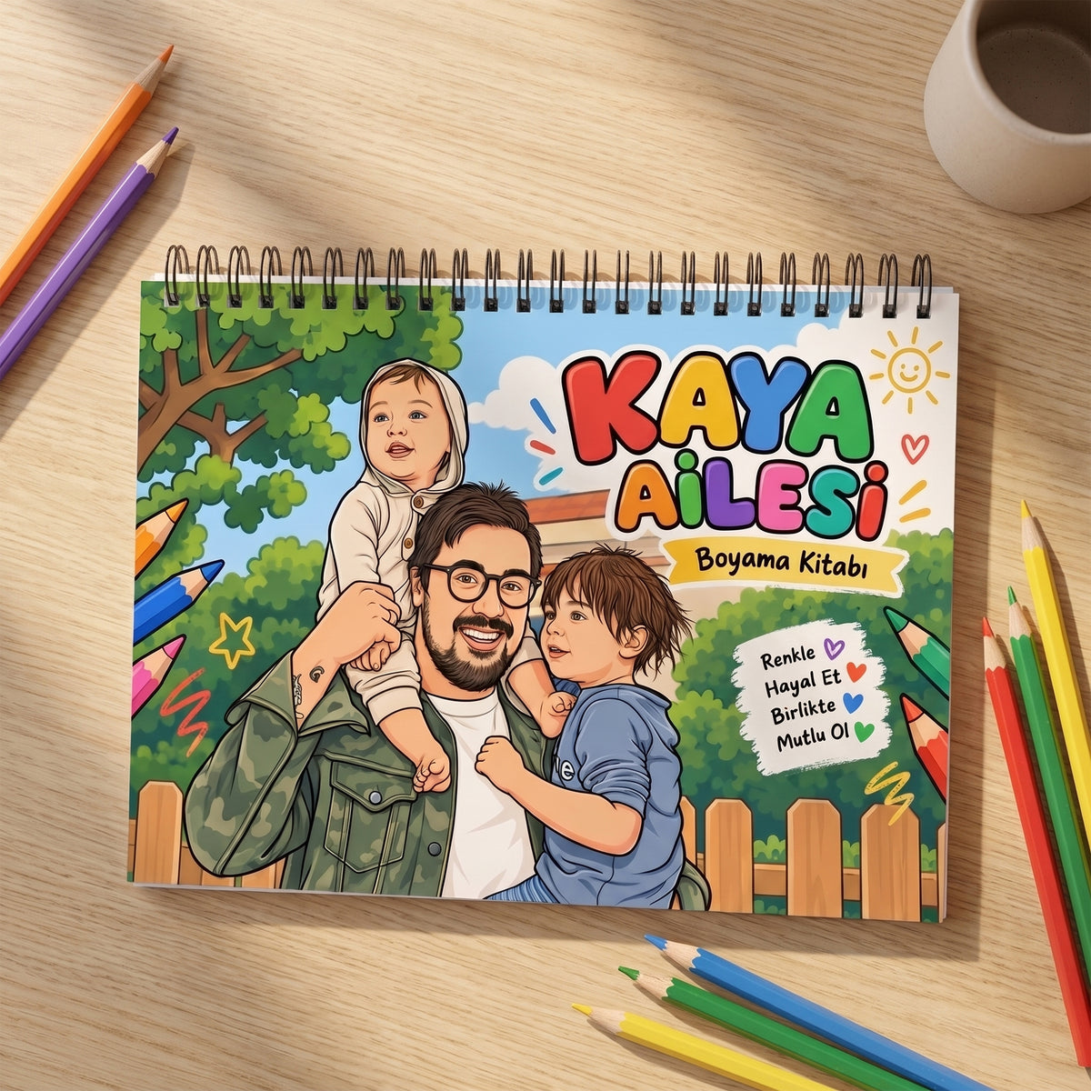 Kişiye Özel Boyama Kitabı
